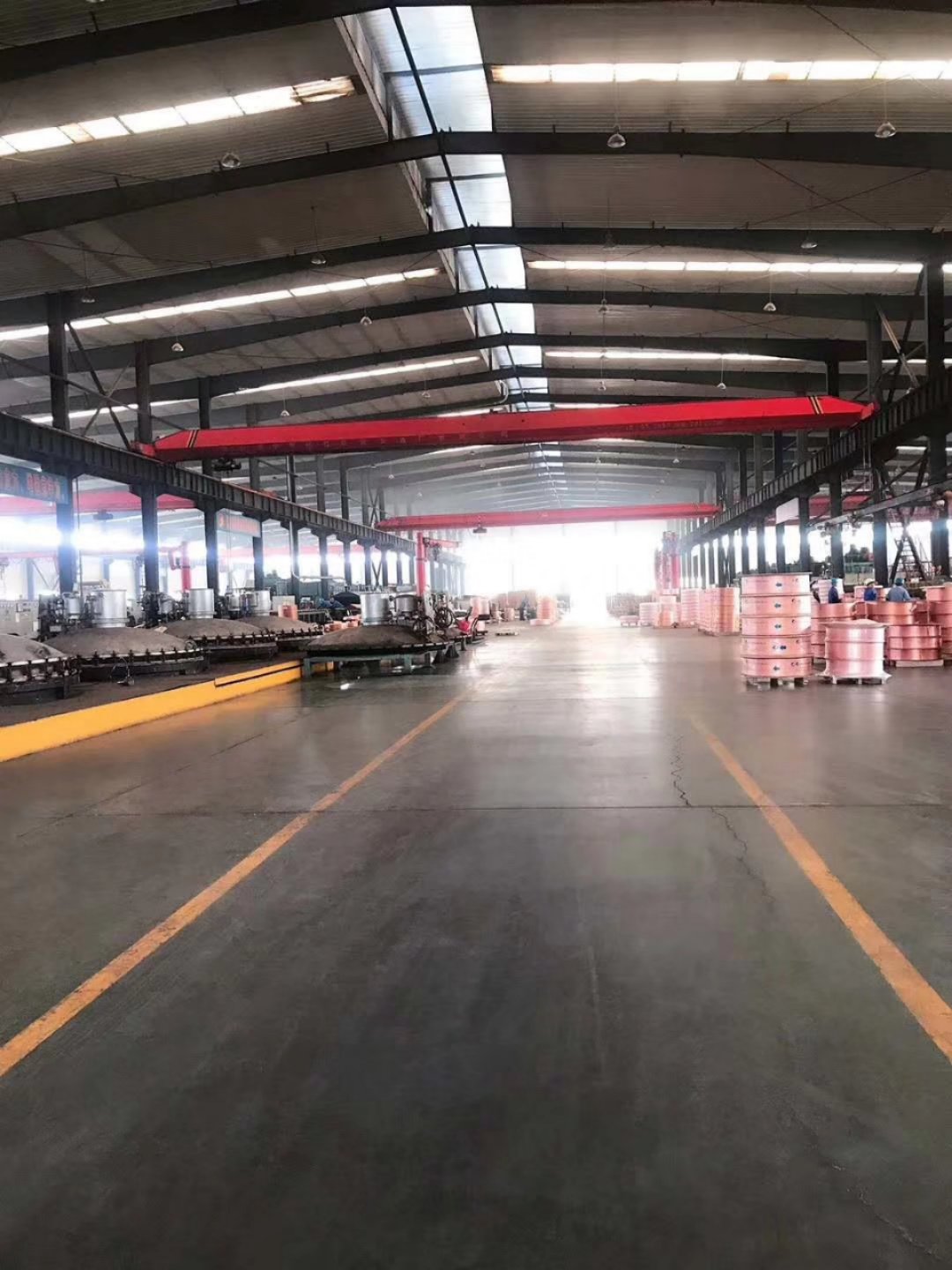 銅管生產(chǎn)現場(chǎng)-盤(pán)管退火、包裝區